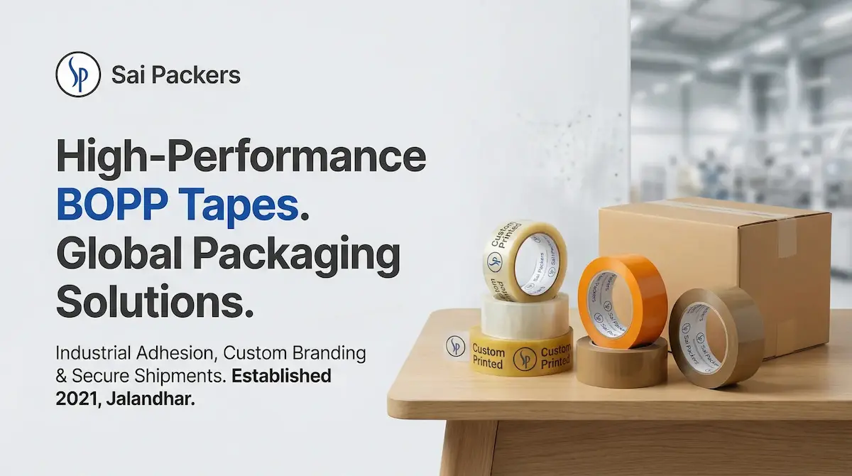 Sai Packers - Premium BOPP Tape Manufacturer in Jalandhar